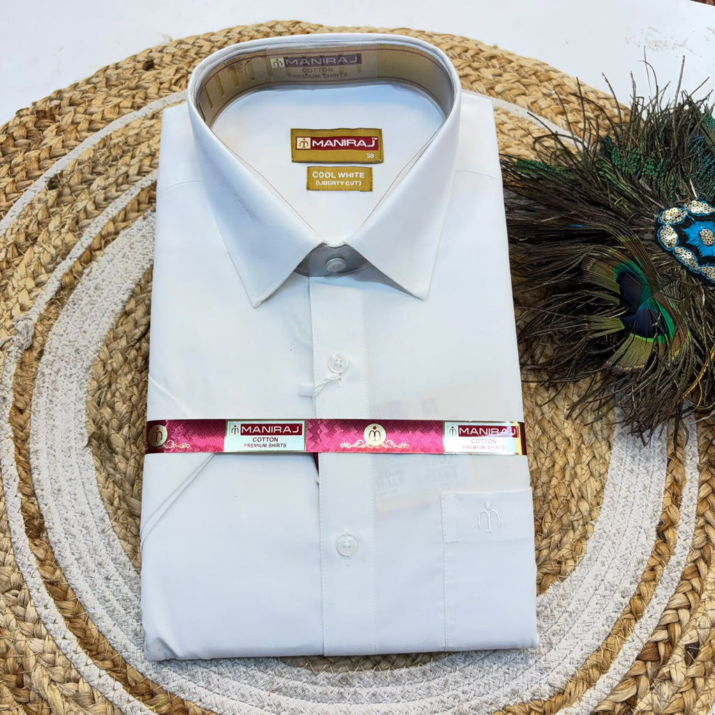 Maniraj White Shirt Half Sleeve (KCWS01)