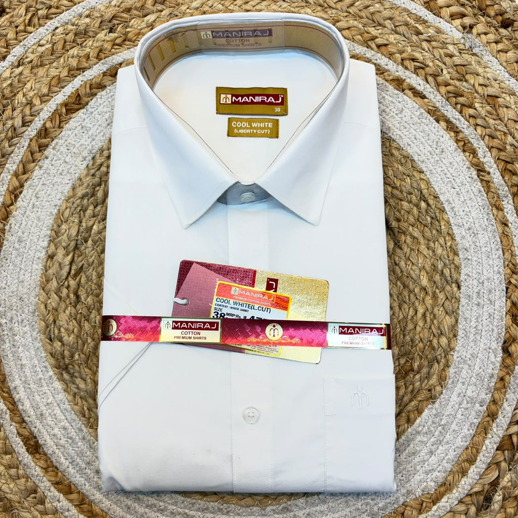 Maniraj White Shirt Half Sleeve (KCWS01)