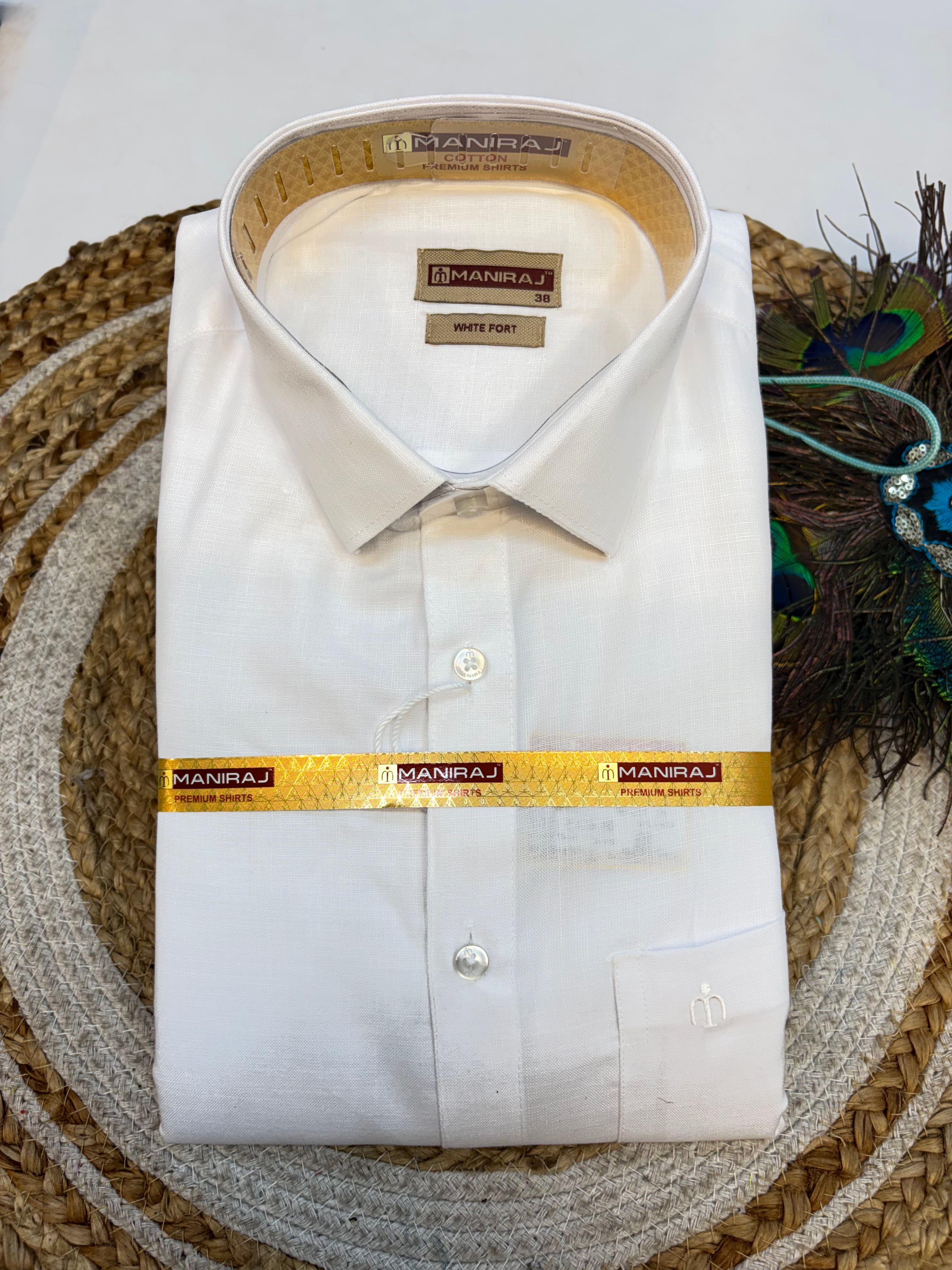 Maniraj White Shirt Full Sleeve (KCWS03)